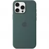 Capa de silicone com MagSafe para iPhone 16 Pro Max - Verde-mar