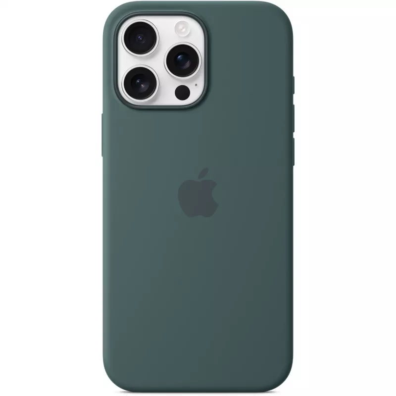 Capa de silicone com MagSafe para iPhone 16 Pro Max - Verde-mar