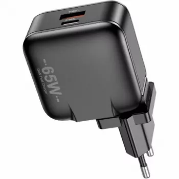 Carregador GaN 65W USB+USB-C EU+US