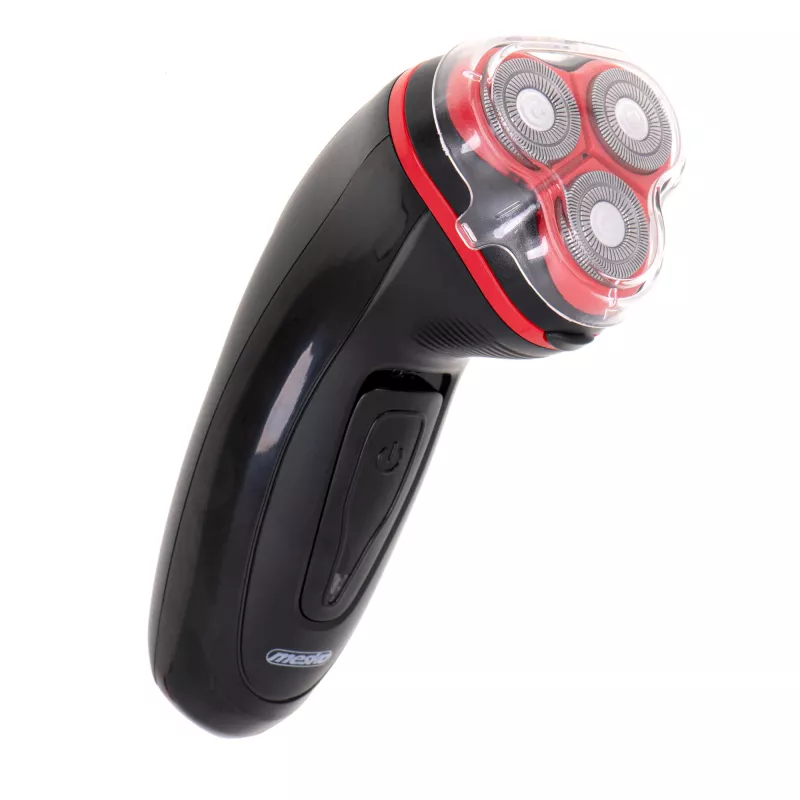 Máquina de barbear Mesko MS 2926 para homem rotativa aparadora preta, vermelha