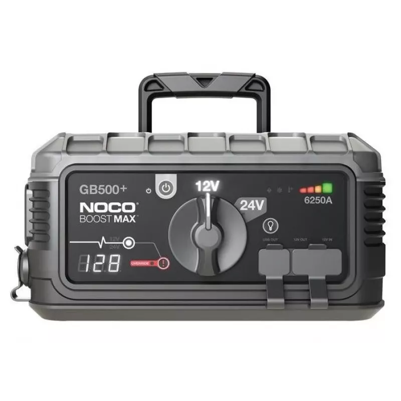 Arrancador de bateria NOCO GB500 6250A 12V/24V, booster de bateria portátil para automóveis e veículos comerciais