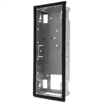 Caixa de montagem DoorBird 423862845 preta 126,5 mm de largura 347,5 mm de altura