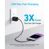 Carregador Anker 323 Universal Preto AC Interior