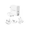 HYPER HJG140WW Carregador para dispositivos móveis universal branco AC carregamento rápido interior