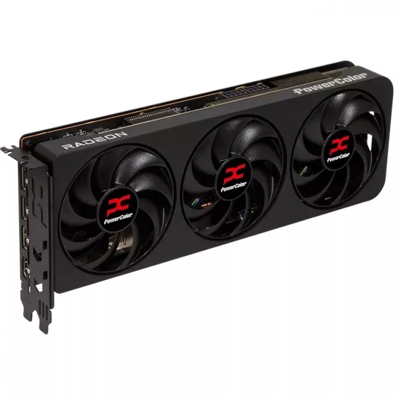 Placa gráfica PowerColor Radeon RX 9070 16 GB GDDR6 PCIe 5.0, 2520 MHz Boost, 3x DisplayPort 2.1a + HDMI 2.1b, 2x 8-Pin