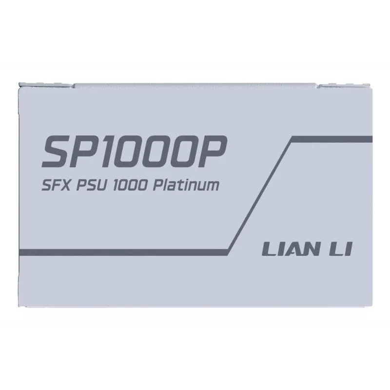 Fonte de alimentação Lian Li SP Series Platinum SFX totalmente modular PCIe 5.1 ATX 3.1 1000W (G9P.SP1000P.W000.EU)