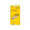 DeLOCK hub USB USB Type-C 10 Gbit/s 2x Type-A 2x Type-C cabo de 35 cm