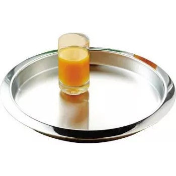 Tabuleiro de servir Esmeyer VENGA 307-009 35 cm redondo aço inoxidável