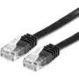 VALUE - Cabo de rede - RJ-45 (macho) para RJ-45 (macho) - 5 m - UTP - CAT 6a - isento de halogéneos, moldado, plano - preto (21.99.0825)