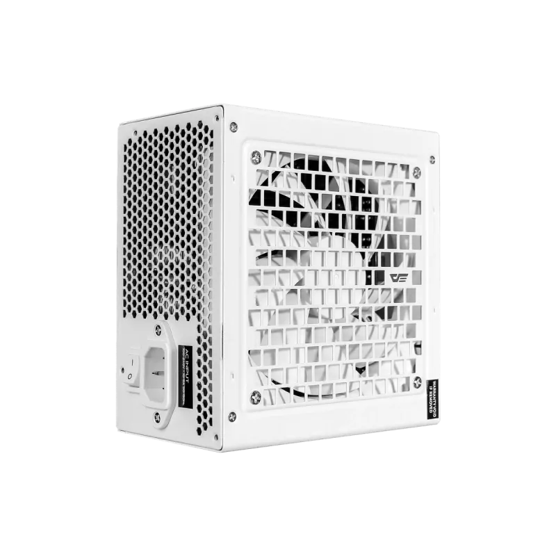 Fonte de alimentação DarkFlash PMT1050 branca – fonte de alimentação para desktop ATX, PMT1050 branca