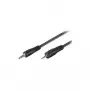 Cabo de ligação jack-jack Wentronic Goobay, preto, 2 m - ficha jack 3,5 mm (3 polos, estéreo) > ficha jack 2,5 mm (3 polos, estéreo) (50459)