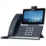 Yealink SIP-T58W telefone IP com câmara CAM50, LCD de 7 polegadas 1024x600, Bluetooth, Android 9.0, cinzento clássico
