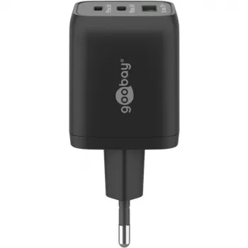 Goobay 64753 Carregador para dispositivos móveis Auscultadores - Smartphone - Tablet preto AC carregamento rápido interior (64753)