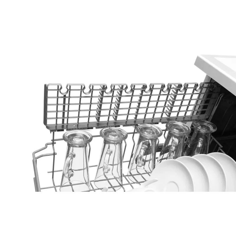 Amica DFM41E6qWMG máquina de lavar loiça de instalação livre, 10 conjuntos, 6 programas, 49 dB, classe energética E, branca