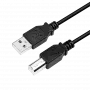 Cabo USB LogiLink CU0007B USB 2.0 2 m USB A USB B preto