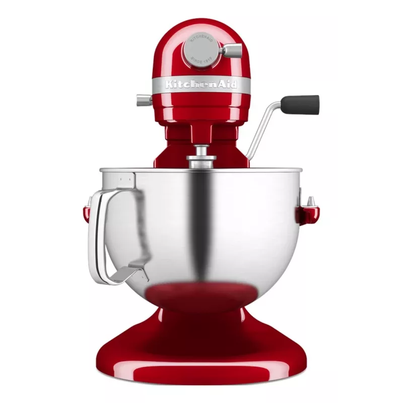 KitchenAid 5KSM60SPXEER Robot de cozinha 375 W Cinzento, Vermelho, Aço inoxidável