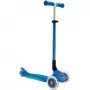 Primo Foldable Plus Lights, trotinete azul-escuro/turquesa