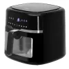 Adler AD 6318 fritadeira de ar, 8 l, 2500 W, ecrã LCD, 9 programas, preta