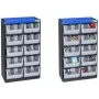 Organizador de peças pequenas allit VarioPlus Pro 53/20 L x A x P 300 525, sistema modular de recipientes de armazenamento