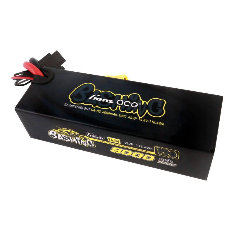 Pack de baterias LiPo Gens ace 8000mAh 14.8V 100C 4S2P