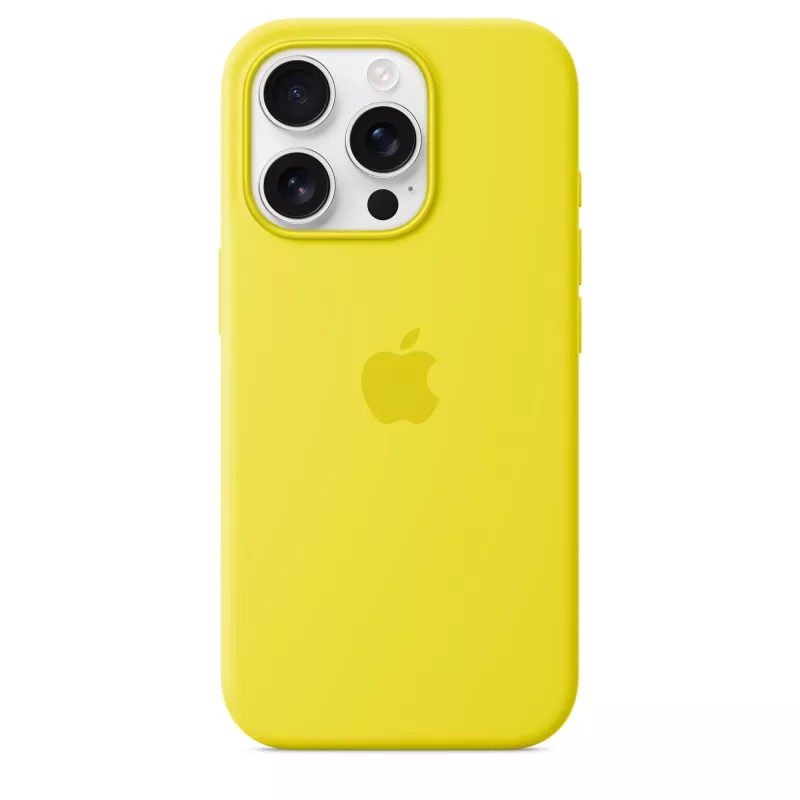 Capa de silicone com MagSafe para iPhone 16 Pro - Fruta-estrela