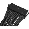 SilverStone SST-PP07-MBB cabo de extensão ATX de 24 pinos, 30 cm, preto