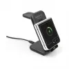 DELOCK 66941 Carregador sem fios 3-em-1 para smartphone smartwatch auscultadores USB Type-C 15 W interior preto