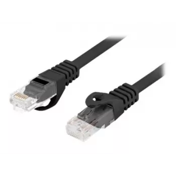 Cabo de rede LANBERG PCU6-10CU-0025-BK Cat6 F/UTP RJ-45 0,25 m preto