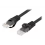 Lanberg PCU6-10CU-0025-BK Cat.6 U/UTP LSZH cabo de patch, 0,25 m, preto