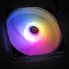 Ventoinha ARGB 120mm BitsPower Notos — branco, modelo BPTA-FX1812NTWH-1