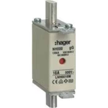 Hager LNH0016M. Largura: 21 mm, altura: 79 mm (LNH0016M)