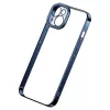 Conjunto de capa protetora e vidro temperado Baseus para iPhone 14 Plus – brilhante transparente azul
