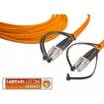 Cabo de fibra ótica Lightwin LDP-50 LC-LC 2.0 OM2 2 m 2x LC laranja (LDP-50 LC-LC 2.0 OM2)