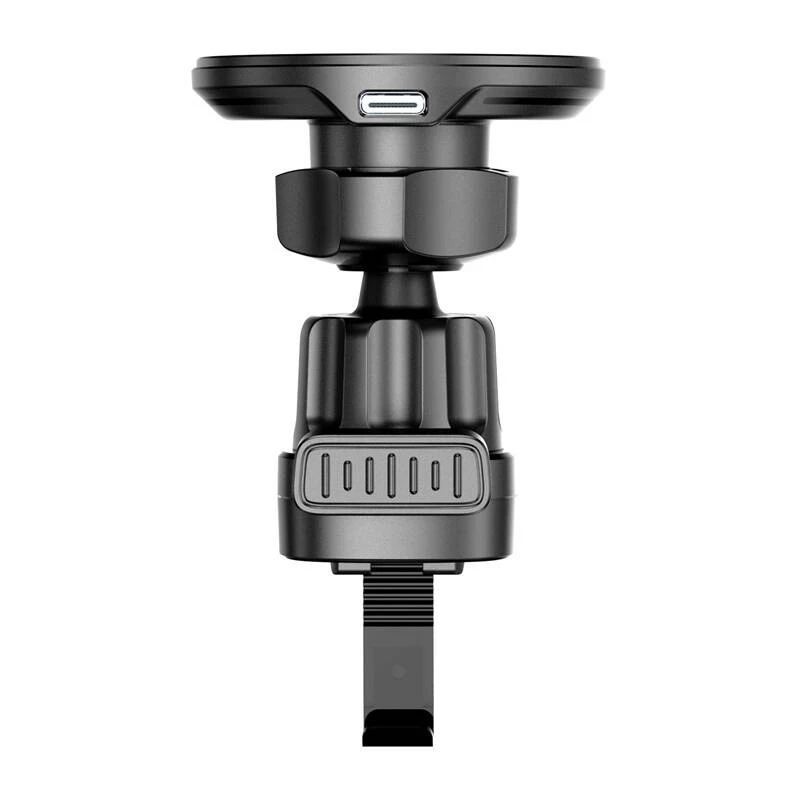 Suporte de carregamento sem fios magnético para automóvel Joyroom JR-ZS412 preto 15W carregamento rápido