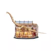 Puzzle 3D LED Dante CubicFun NatMus Brachiosaurus 05447 – modelo educativo de montagem com luz LED