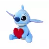 Peluche SIMBA Stitch com coração 50 cm, personagem macia e fofa