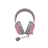 Razer BlackShark V2 X RZ04-03240800-R3M1 auscultadores gaming com fio, circumaurais, 3,5 mm, drivers de 50 mm, microfone cardioide, Quartz Pink