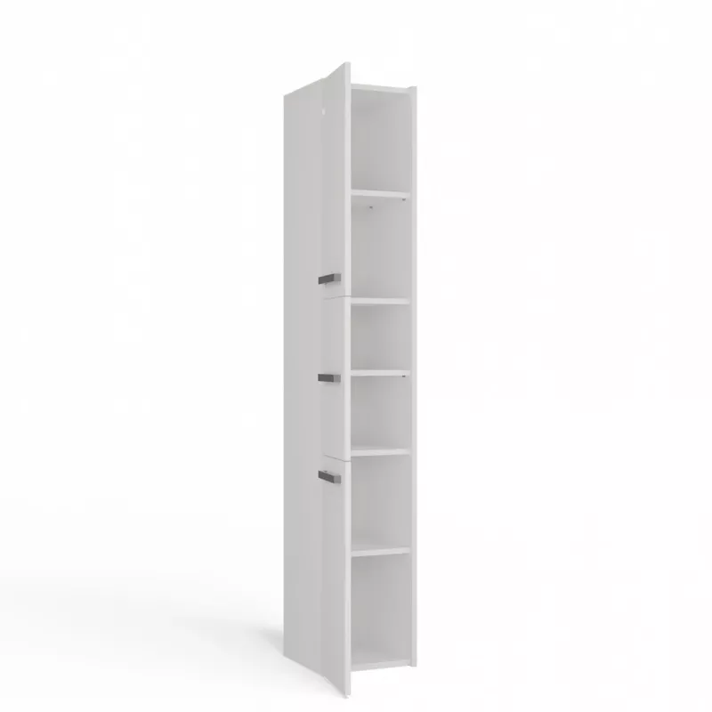 Top E Shop S33 BIEL móvel de arrumação para casa de banho, branco