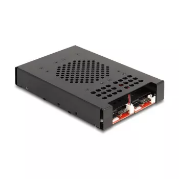 Caixa para SSD DeLOCK 47117 baía removível de 3,5 polegadas para 2 x SSD M.2 NVMe