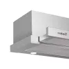 Exaustor de encastre CATA EXTENDER 600 — aço inoxidável, filtro de gordura de alumínio, 390 m³/h, 440 mm de profundidade, controlo por botões