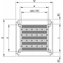 SCHROFF Prateleira para rack 19\ polegadas, fixa, 75 kg - 19\FACHB.STAT.600B 900T 7021 (22117844)