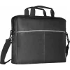 Mala para portátil DEFENDER Lite 39,6 cm (15,6 polegadas) preto/cinzento, poliéster, fecho de correr, pega de transporte, alça removível