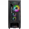 Caixa de PC Montech X5 Midi Tower preto ATX 3 ventoinhas de 140 mm