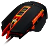 Rato CANYON Hazard GM-6 LED com fios preto laranja
