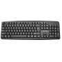 Teclado com fios ESPERANZA EK134 Full-Size 100% USB, preto, cabo de 1,45 m