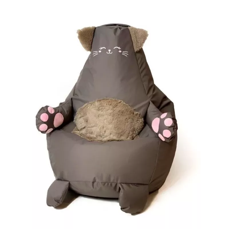 Pufe saco Sako Kitten castanho XL 130 x 90 cm