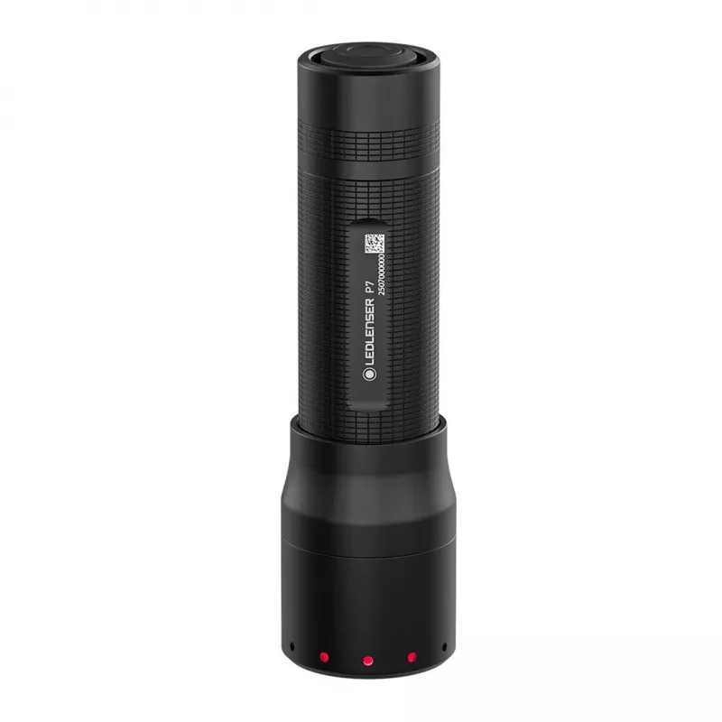 Ledlenser P7 lanterna de mão preta LED
