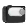 Capa de silicone para estojo de carregamento da Insta360 GO 3 da Puluz (preta) - capa de proteção para estojo de carregamento