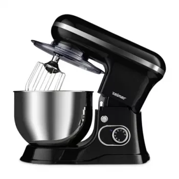 Batedeira planetária Zelmer ZKR1355 - 1200 W, taça de 5 L, preto