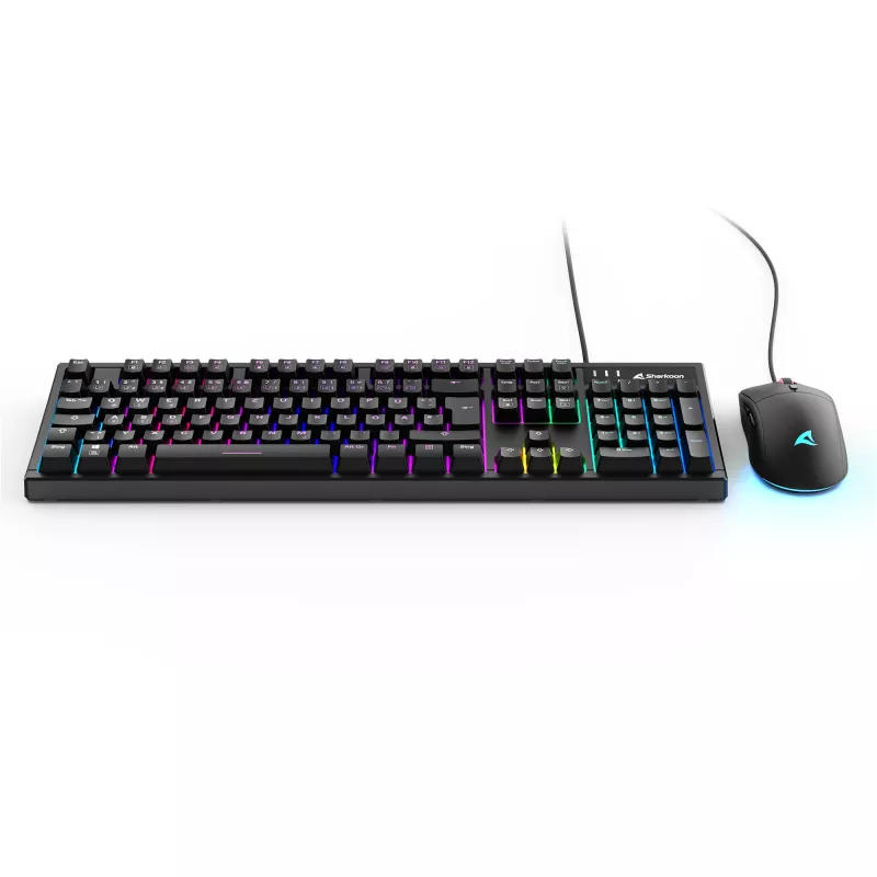 Conjunto de teclado e rato para gaming Sharkoon SKILLER SGB15 Combo DE com layout alemão